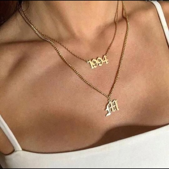Jewelry - LAST ONE 1994 Old English Birth Year Necklace